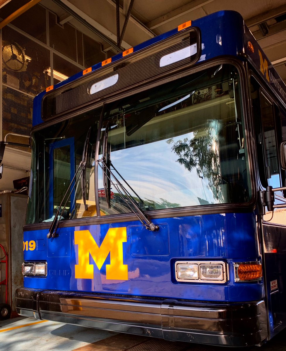 UMichBusDrivers's tweet photo. Three brand new buses arrived last week - they are in the shop getting inspected &amp; ready to officially join the fleet!  Soon you’ll be seeing 3019, 3020, and 3021 on the road 🚌 https://t.co/IhuX29ejtR