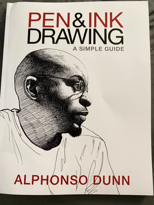 Just got my copy of Alphonso Dunn's awesome Pen &amp; Ink Drawing guise - so excited to go through this ! 