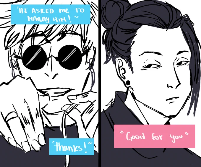 i stan Satoru being fan of 1D.

#JujutsuKaisen #gojosatoru #getosuguru 