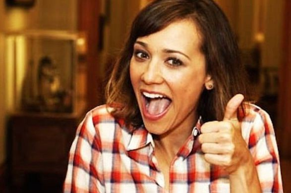 3. ANN PERKINS .--because she's my girlfriend- she was also in love with leslie - bisexual haircut me thinks- just look at her, she radiates bi energy