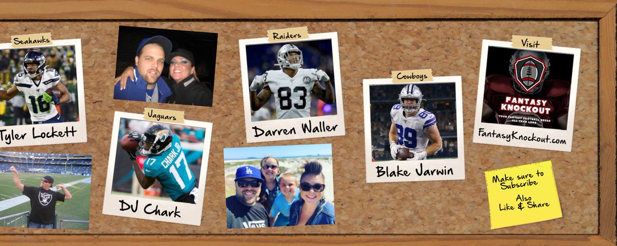 fantasyknockout's tweet photo. Week One: Starts of the Week! (Pt2)
WR’s: #Seahawks #TylerLockett & #Jaguars #DJChark
TE’s: #Raiders #DarrenWaller & #Cowboys #BlakeJarwin
.
All your #FantasyFootball needs at https://t.co/v6RvTgpgbc https://t.co/E62i8Im8eC