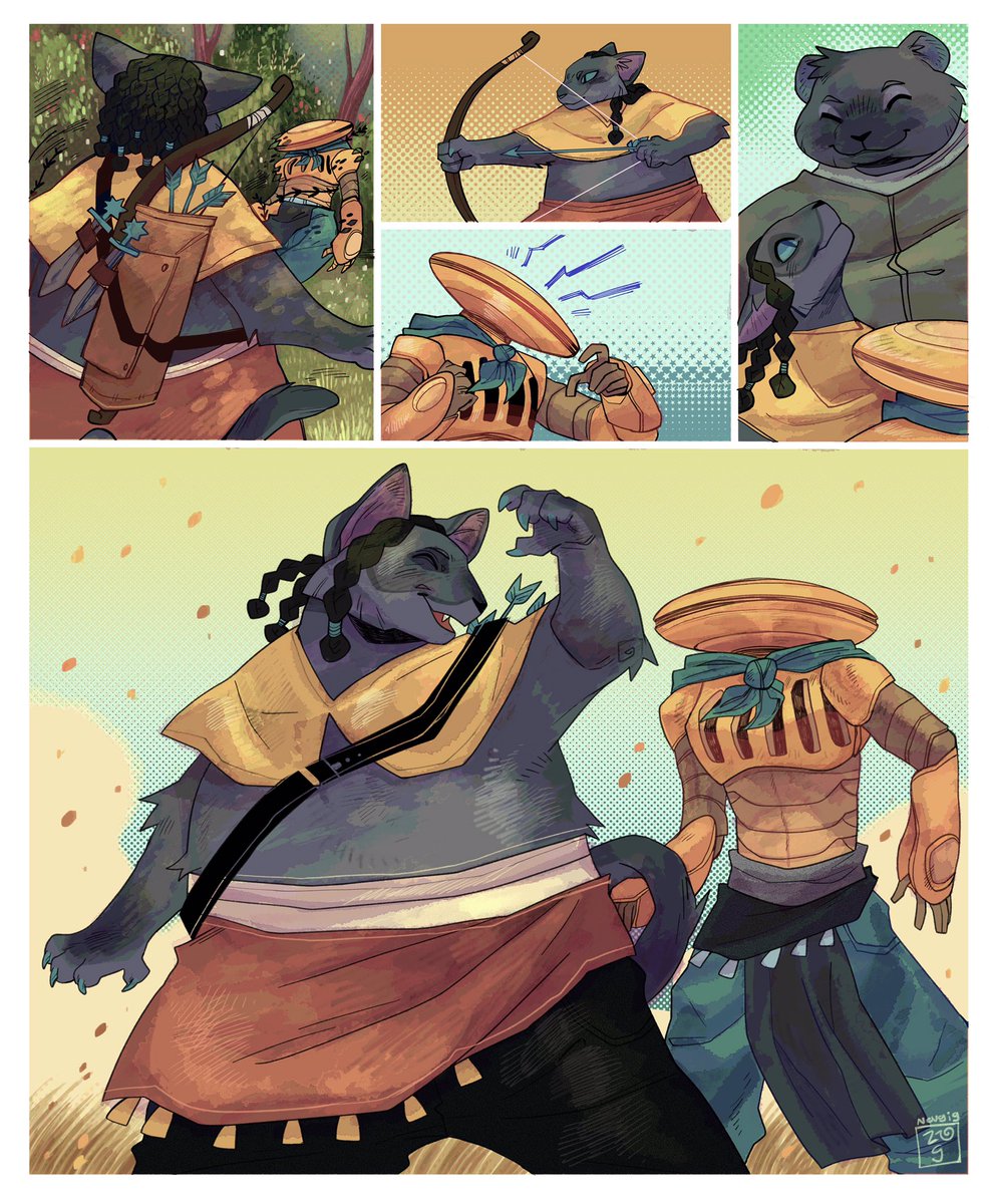 Haha what if we were best friends and one of us is a warforged and the other a tabaxi jk unless ??
The tabaxi(s) belongs to my bestie the warforged is mine :3