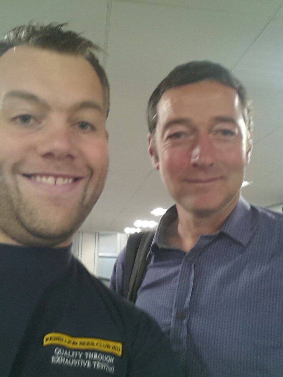 TheWelshGeorge's tweet photo. @owhatjoy @LeTour @nedboulting Ha ha, I never understood the need to get selfies with famous people. Just seems pointless. Then 6 years ago I bumped into Ned and utterly lost my shit and got a selfie! A week later I walked past Ricky Gervais in Marlow and didn't even consider it! #notfamousenough https://t.co/OaUuOl3o9M
