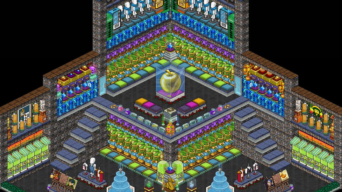 JumpmanHabbo's tweet image. Haven't built a room in a while, but here's a little something I put together. It's an amazing place to chill and trade! Come check out the new room and take your picture at the photo booth: ♠️[JM11]♠️ Rare Legendary Palace 👉habbo.com/hotel?room=663… @Habbo #Habbo