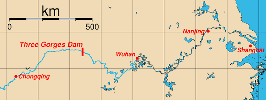 7. Imagine when the biggest dam unleashes a flood down the Yangtze that floods across the Pacific like a tsunami....