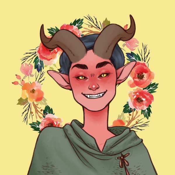 devilishmidboss's tweet photo. Character’s name: Shadow
Writer: tharizdurn

A Tiefling often more fond of being a trickster and harming those around him then doing good. Often seen playing his lute and getting into trouble. 

Fantasy oc 
N/sfw (18+)
Dark themes
Bisexual (fem lean) https://t.co/UOfM4spfOh