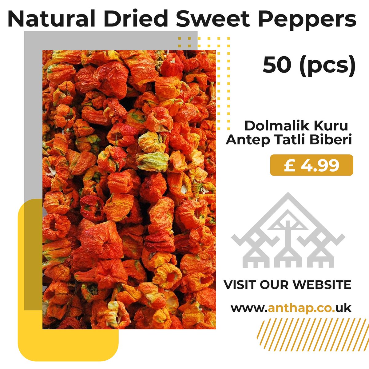 anthapuk's tweet photo. All our Sun-dried Vegetables that produced under hygienic conditions come from Turkey's gastronomy capital Gaziantep
#natural #peppers #dolmalıkbiber #dolmalıkpatlıcan #anthap #goodfood #goodnuts #nuts  #enfield #london #uk https://t.co/S8GwzRAAiX