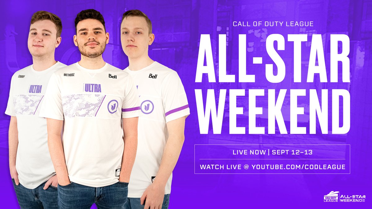 TorontoKOI's tweet photo. 🔴 The @CODLeague All-Star Weekend is now live!

@CammyMVP, @Methodz, &amp; @TCleanX are battling it out to become the 1v1 Gunfight Final Boss 😤

📺 https://t.co/sXlO1nEGlI
5:15 PM- Cammy Vs Formal
5:30 PM- Cleanx Vs Vivid
5:45 PM- Methodz Vs Seany

#SooUltra https://t.co/m4rImx1meS