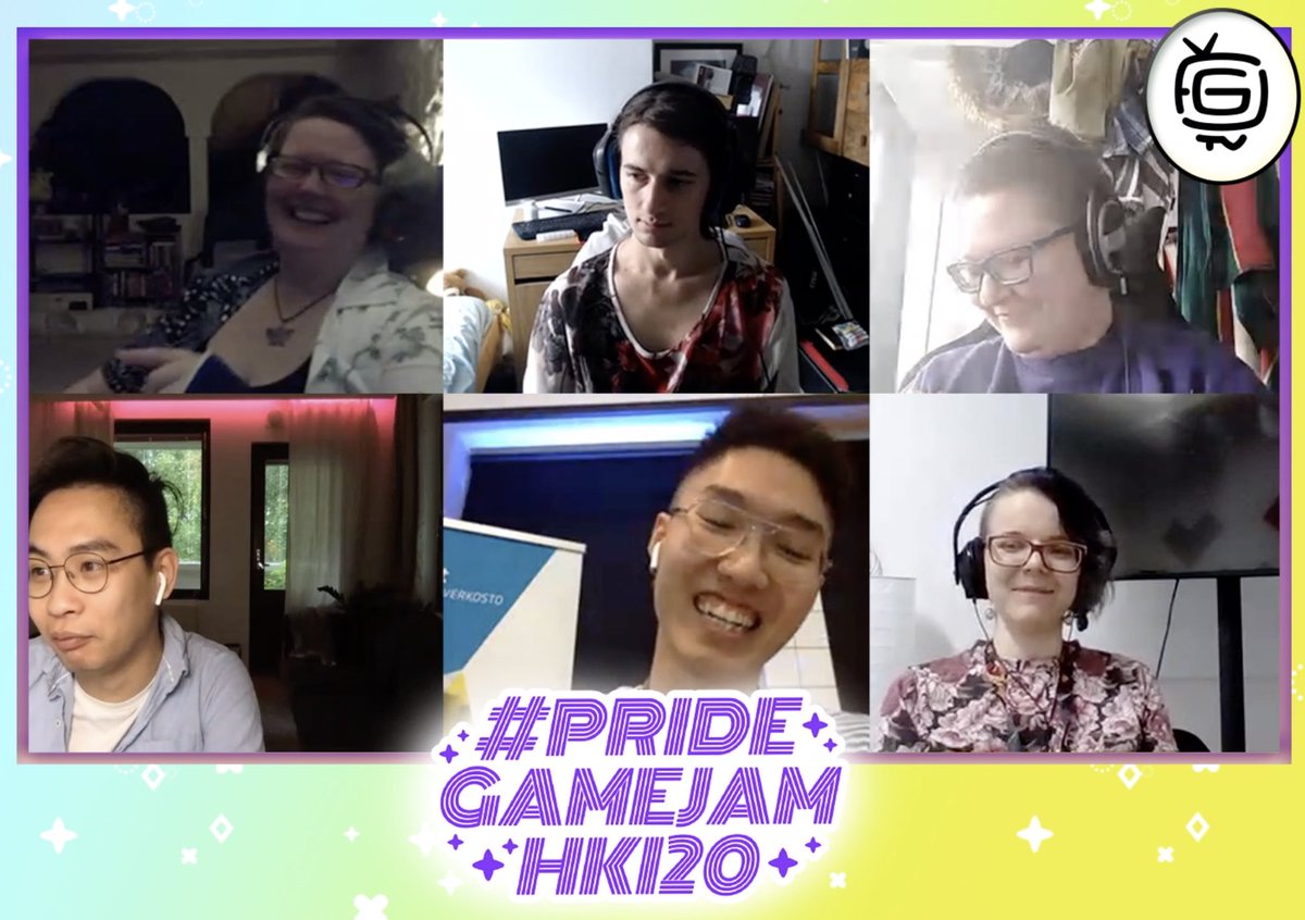 FinnishGameJam's tweet photo. Check out Pride Game Jam HKI streams at FGJ twitch. Here are few pics from our stage and webcams โค๏ธ There is some really cool stuff happening๐๐๐ณ๏ธโ๐
๐ https://t.co/iKn5FJz9kZ
#FGJ #fgjam #pridejam #prideGJ20 #pridegamejamhki20 https://t.co/gXTkgijeqh