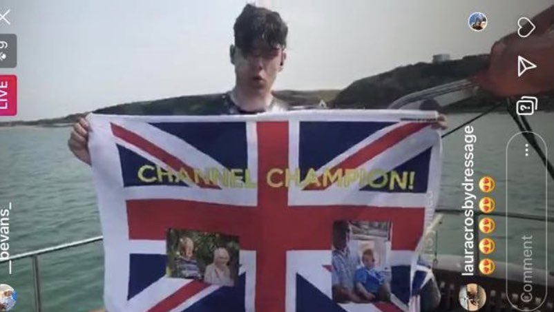 Congratulations Ben Evans from <a href="/WirralCPBoxing/">Wirral CP Boxing</a> 11hrs 11mins to swim the channel. Excellent performance lad @1PaulButler
