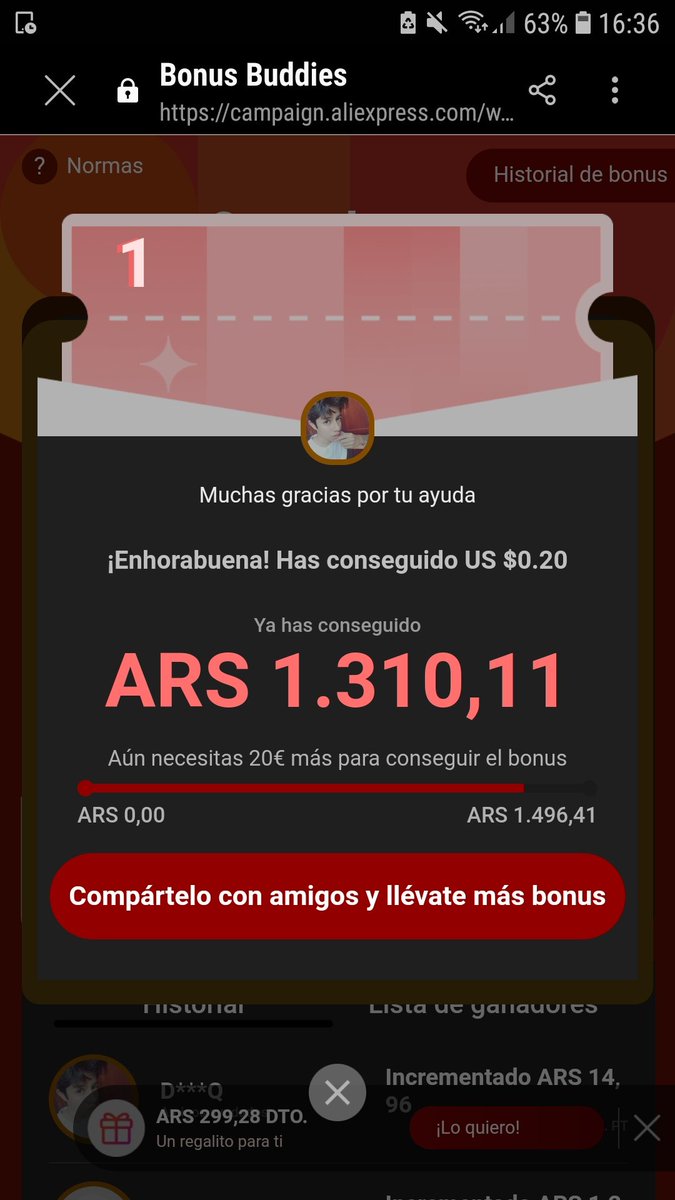 chuu_isuwu's tweet photo. @Dany_Sugar_Pink Listo! Me ayudas también porfa?
¡Consigue US $20.00!
Bonus pendiente de entrega
https://t.co/0CQrY188CZ https://t.co/GmpHcC3Na9