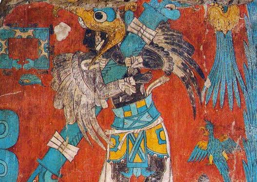 Cuauhtemoc_1521's tweet photo. #Sabíasque la zona arqueológica de Cacaxtla,#Tlaxcala,fue descubierta por accidente en 1975, cuando pobladores de San Miguel del Milagro encontraron un mural.El gran basamento fue excavado hasta la década de los 80s,revelando algunos de los murales precolombinos mejor conservados https://t.co/PAu5YGZOdh