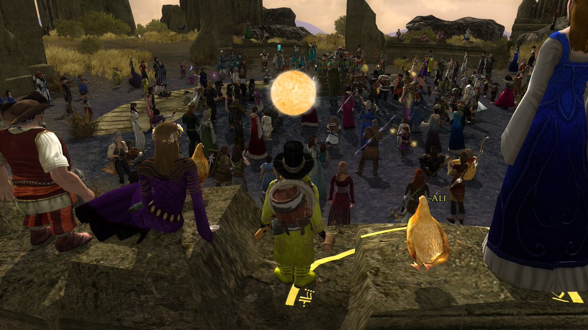chickenaround's tweet photo. Specila shoutout to the chickens at Weatherstock! One of them has stayed for the entire show so far! #Weatherstock #LOTRO https://t.co/AK7QRBLE6Q