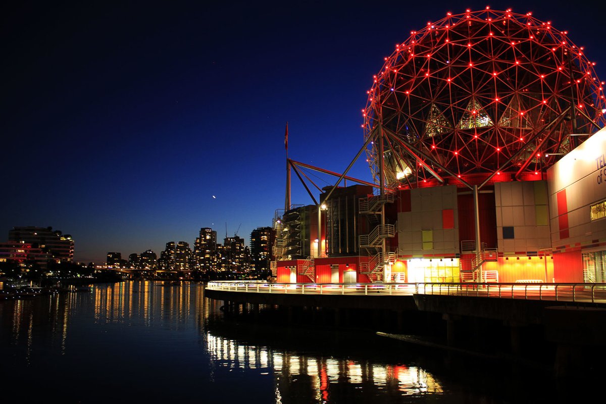 scienceworldca's tweet photo. Tonight, we're lighting up in red and white in support of Jumpstart Day and their goal of creating a more inclusive Canada where all kids have equal access to sport and play.
⚽ Learn more: https://t.co/FhuDSxpi5C #JumpstartDay #JumpstartReliefFund @CTJumpstart https://t.co/1qIT0QRqpu