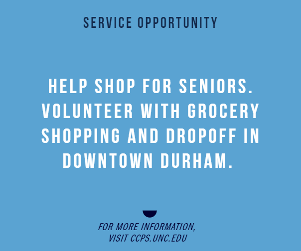 Is serving by shopping your dream? Shop for healthy groceries for #seniors in #Durham buff.ly/31Tp3fg