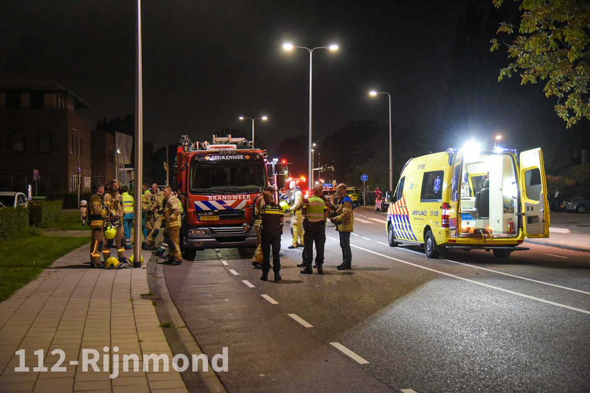 Melding hulpdiensten Stationsstraat Spijkenisse