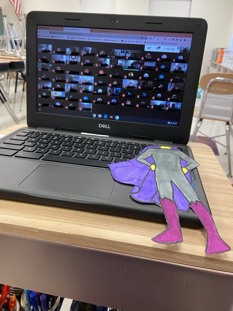 TeamRaptorNRMS's tweet photo. We had an amazing time this week meeting with our students during lunch! 
Get to know your Raptor teachers Kahoot AND superhero show off! Thanks for an awesome week! https://t.co/LDsv0oL0rk