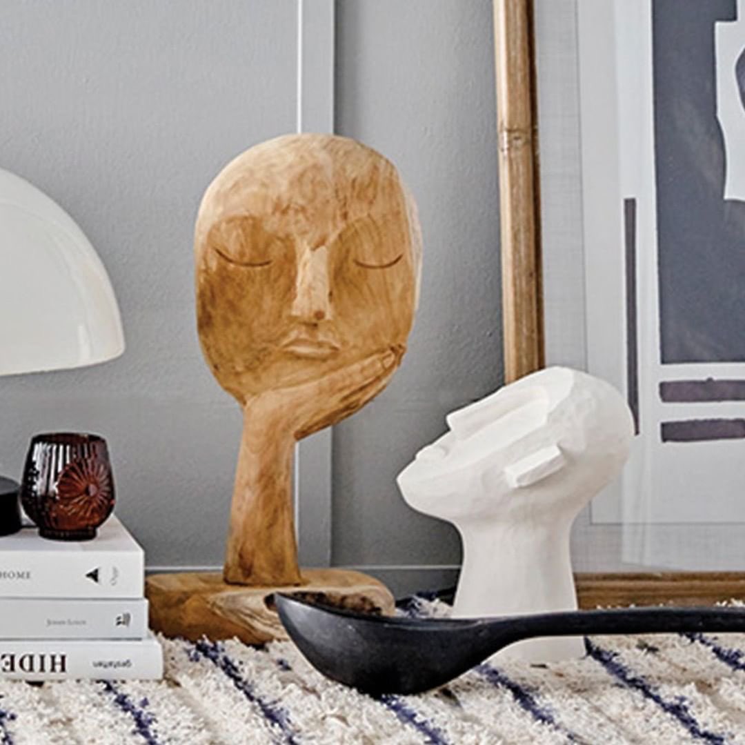WOO__Design's tweet photo. Use our expressive deco items as a statement piece or style them together to create your own personal museum at home. // #bloomingville #happychanges #nordic #interior #design #faces #homeaccessories #artsy #sculptures #décor #deco #designsforlivingandloving #sharetellchange // https://t.co/u2XxJojZuW