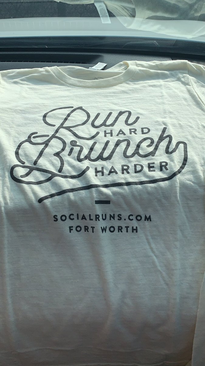ProbablyRunEm's tweet photo. Run hard brunch harder @SocialRunningFW https://t.co/JAhcckvkof