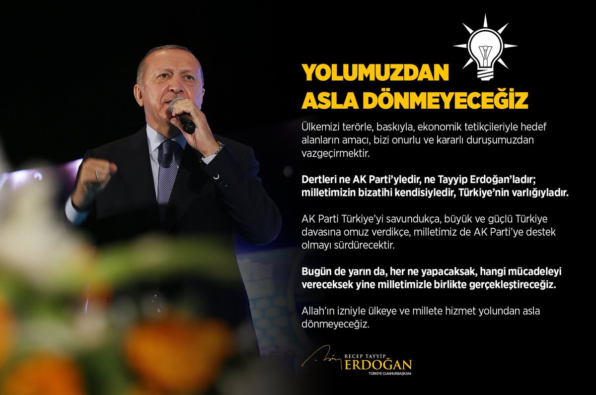 Durmak yok yola devam.