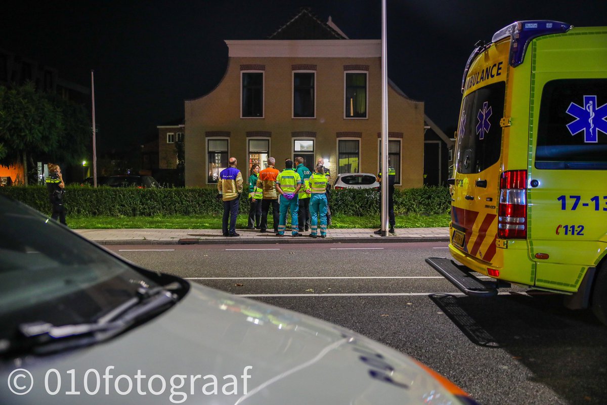 Melding hulpdiensten Stationsstraat Spijkenisse