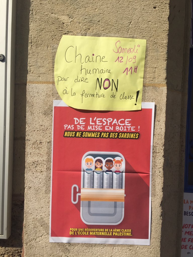 Deputee_Obono's tweet photo. 🔴🏫Soutien à la mobilisation des parents et personnels de la @MaternelleP à #Paris19, de nouveau menacée par une fermeture de classe. 135 enfants dans 5 classes=non sens sanitaire et pédagogique ! @Academie_Paris @Paris @Paris19e il faut une rallonge budgétaire pour un 6e poste. https://t.co/BD9leKETpE