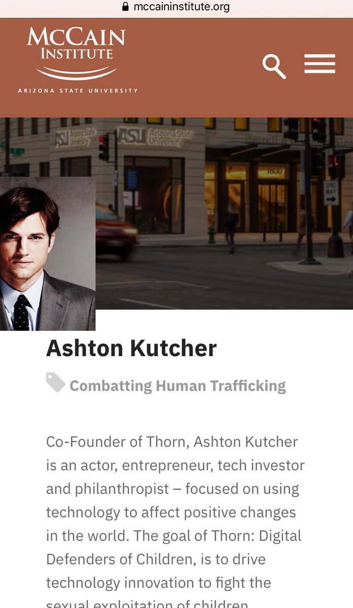 9) In fact, The McCain Institute helped develop Thorn’s Spotlight software! 