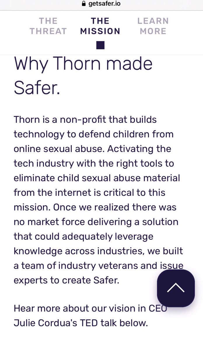11) Thorn isn’t slowing down, in fact, they just introduced *another* software program: “Safer”