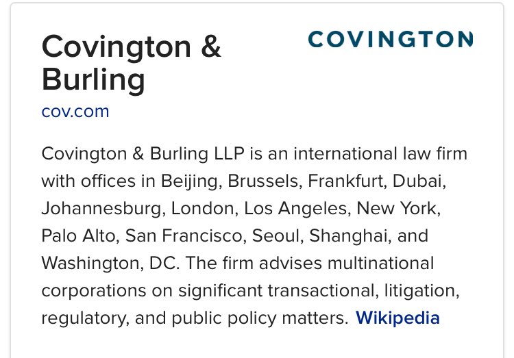 14) Thorn has quite a pro-bono partner... Covington. Yes, the same Covington that did  @GenFlynn DIRTY when they were his legal team  https://www.law.com/nationallawjournal/2020/04/09/covington-hands-over-more-files-to-mike-flynn-after-inadvertently-missing-them-earlier/