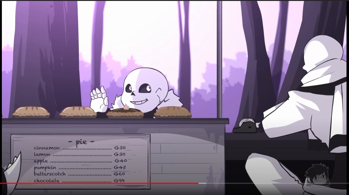 .......tho he also def went with the fluffy fellstyle hood later on (Timeline IX (9) and X (10)......(also i like how there’s a class of chocolate pie superior to every other kind of pie on Cross’s menu is and how xAlphys is reading death note here.....ahahaha