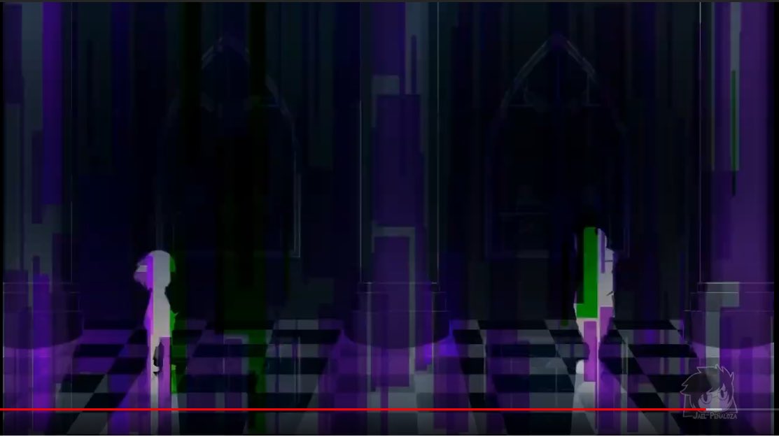 These flash-bys seems to imply what xFrisk was thinking when he modified Cross....Cross’s happy friendship memories possibly mixed up with Sans’s memories from “the main universe” judgement hall, but also noting that last one was from Timeline III where Cross did(??) get rly hurt