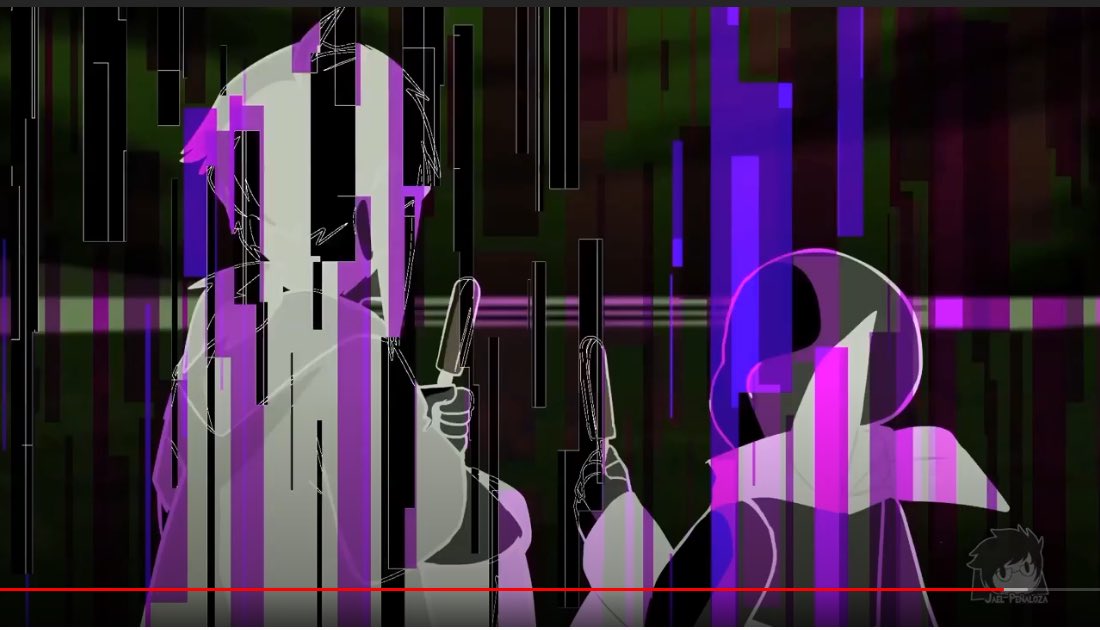 These flash-bys seems to imply what xFrisk was thinking when he modified Cross....Cross’s happy friendship memories possibly mixed up with Sans’s memories from “the main universe” judgement hall, but also noting that last one was from Timeline III where Cross did(??) get rly hurt