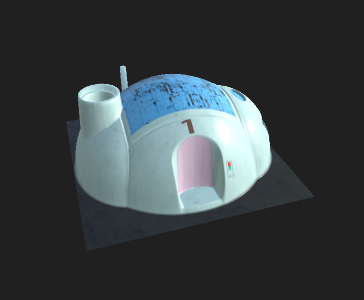 Minomaru Gt ドラゴンボールのホイポイカプセルハウスサブスタンスで作ったから見て ドラゴンボール 3dcg Substancedesigner Texture