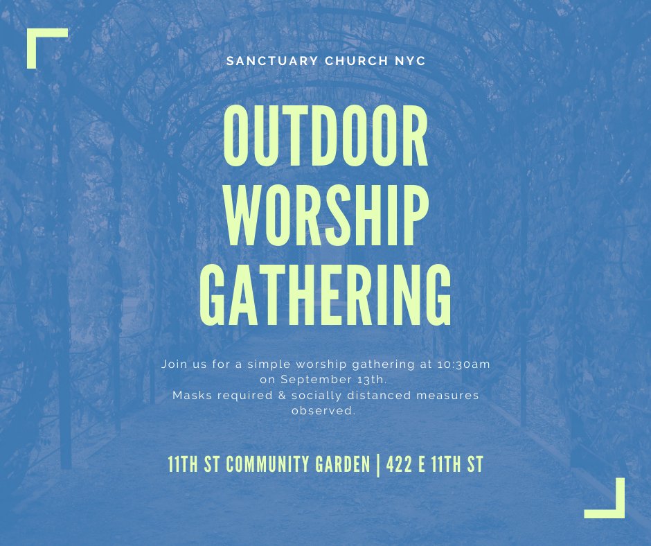 Urgent Family News: Finance Update &amp; Outdoor Worship Gathering - mailchi.mp/sanctuarychurc…