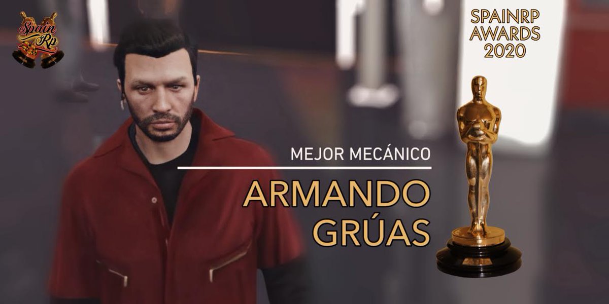 InfamesRpAwards's tweet photo. ¡Mejor Mecánico! Quién más que nuestro jefe de taller ¡Armando Grúas! Siempre preocupándose de su gente y de su lugar de trabajo. Lo extrañaremos, boss.
#SpainRpAwards https://t.co/T6TAZVpmn6