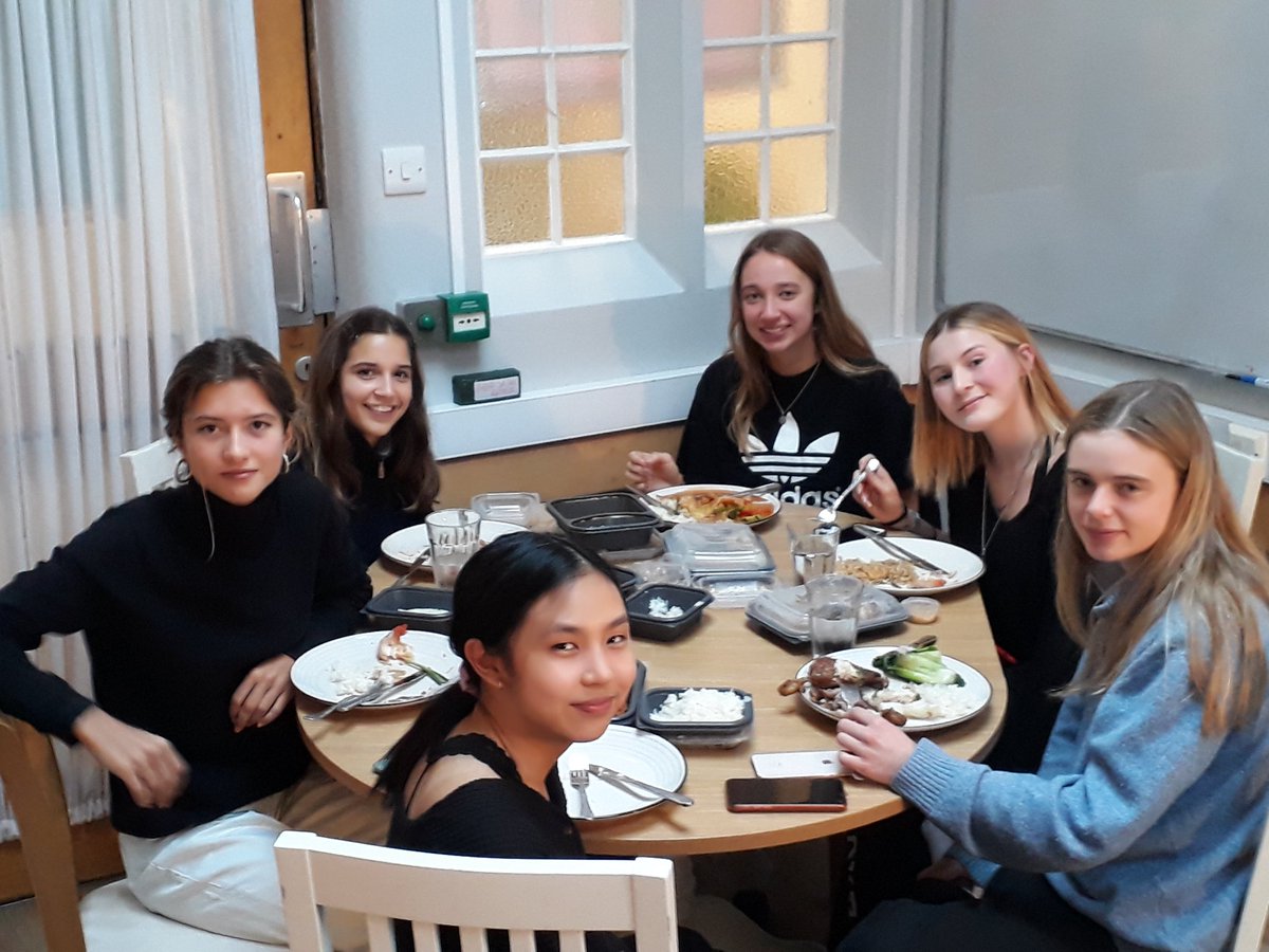 This evening celebrating Luisa's 18th birthday during Covid.