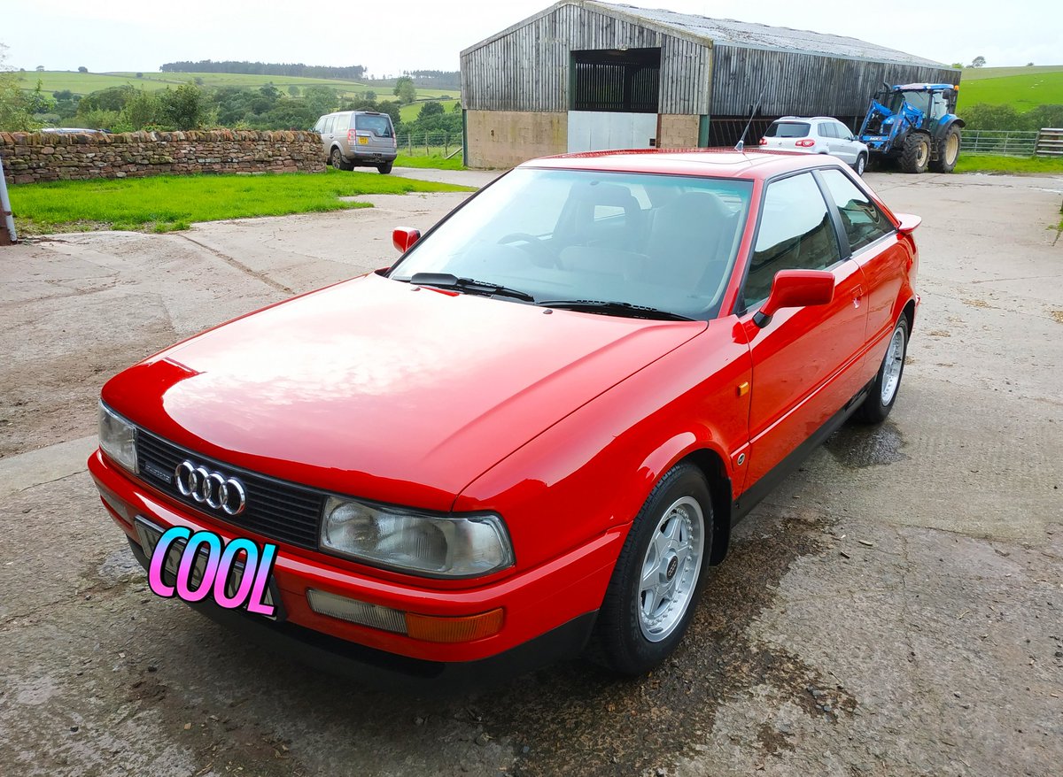 engineer_real's tweet photo. Audi Coupé 20v Quattro heading into the shed for the winter @Drive_Retro 
#audiquattro #audi80 #youngtimer https://t.co/dJyINboZnD