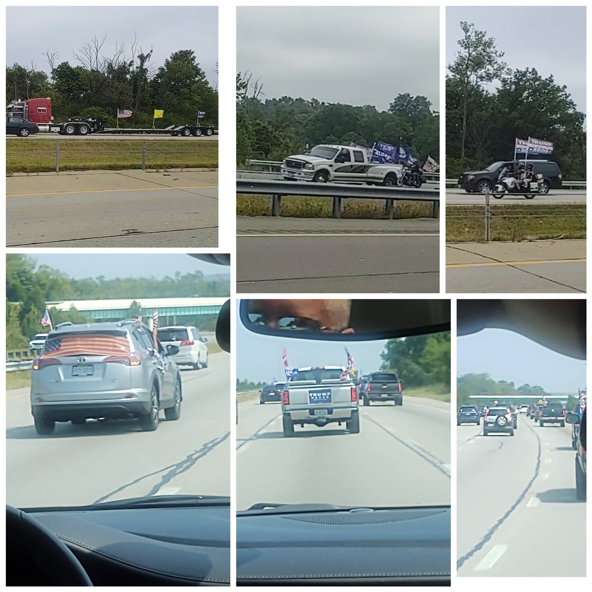 KyMamaBadger's tweet photo. Blessed and honored to be apart of the Great KY, IN, OH 275 loop Trump Parade in both directions. A small sample..... Patriot Proud! @realDonaldTrump
#Trump2020 #flagsfly #PatriotsUnite #PatriotRoadTrip #cantstopatrumptrain #WWG1WWGA https://t.co/WwV5kyXOzI