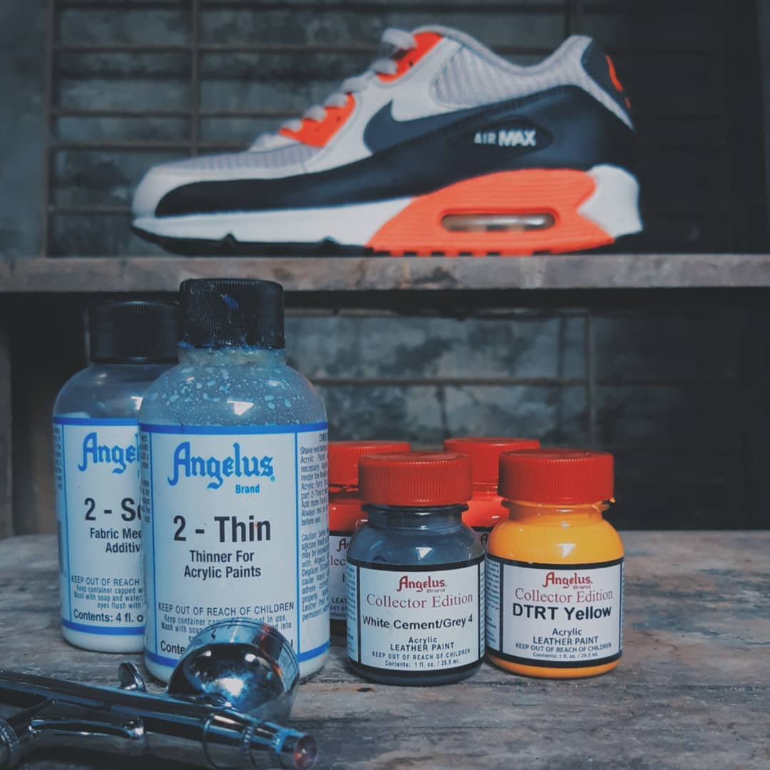 angelus paint cracking