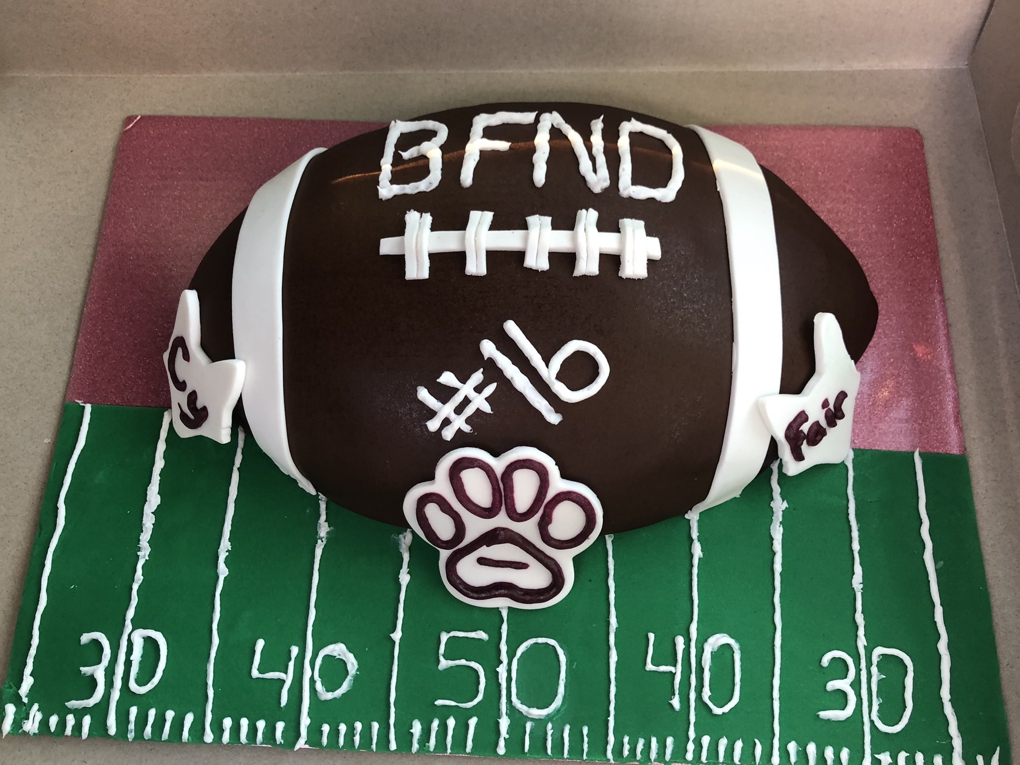 Billy J Hardin Won The Auction For Demitri S Cake Great Way To Raise Some And Bring The Community Together Bfnd