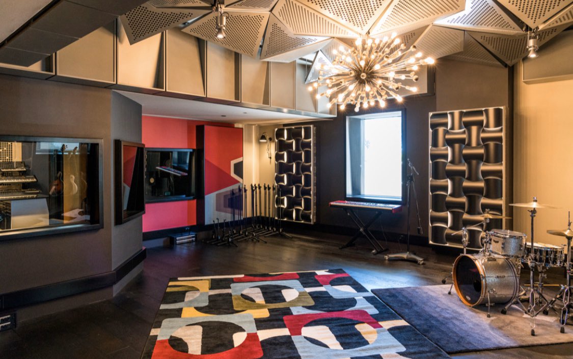 In the studio today to lay down vocals on our single ‘Stick Around’ for our forthcoming album’Sitting With Demons’.