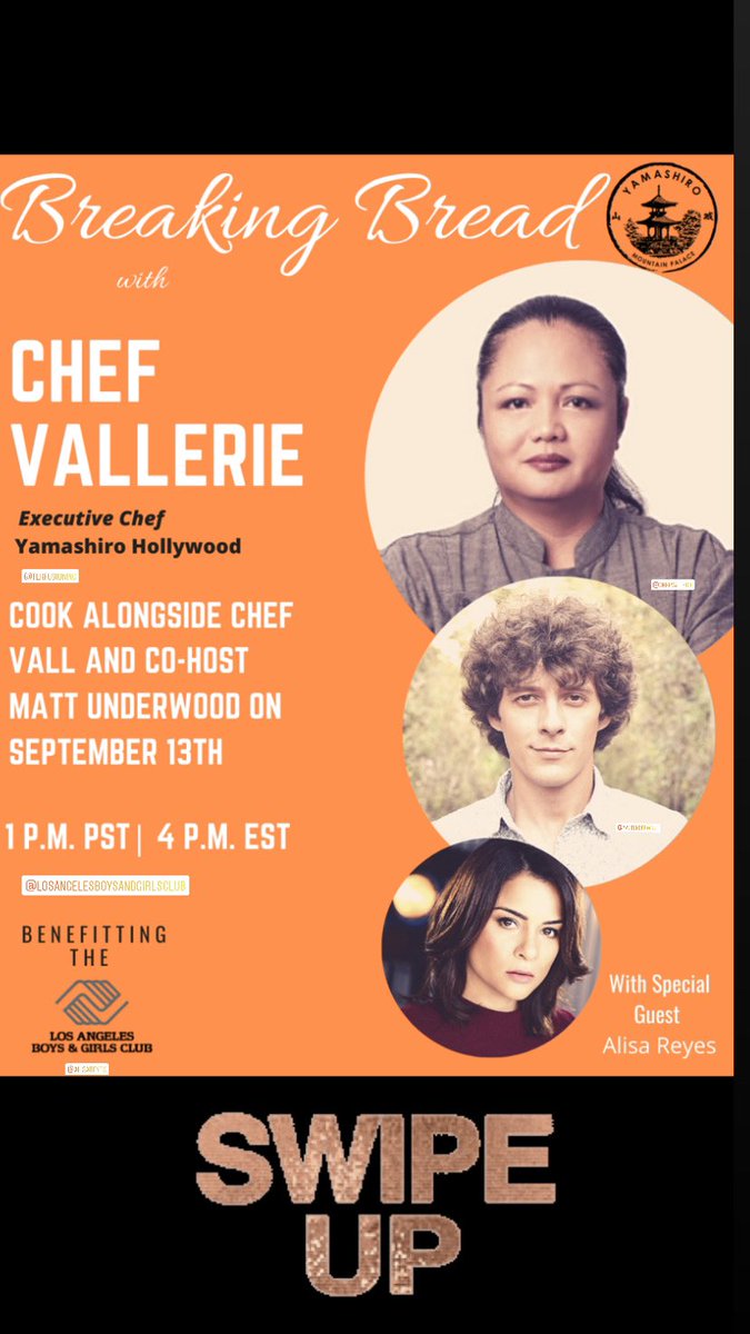 AlisaReyes's tweet photo. https://t.co/oZDjkfEALJ #mattunderwood #chefval @TLK_Fusion #losangelesboysandgirlsclub Sept 13 - Tomorrow 🥳 RT https://t.co/612SwI13zc