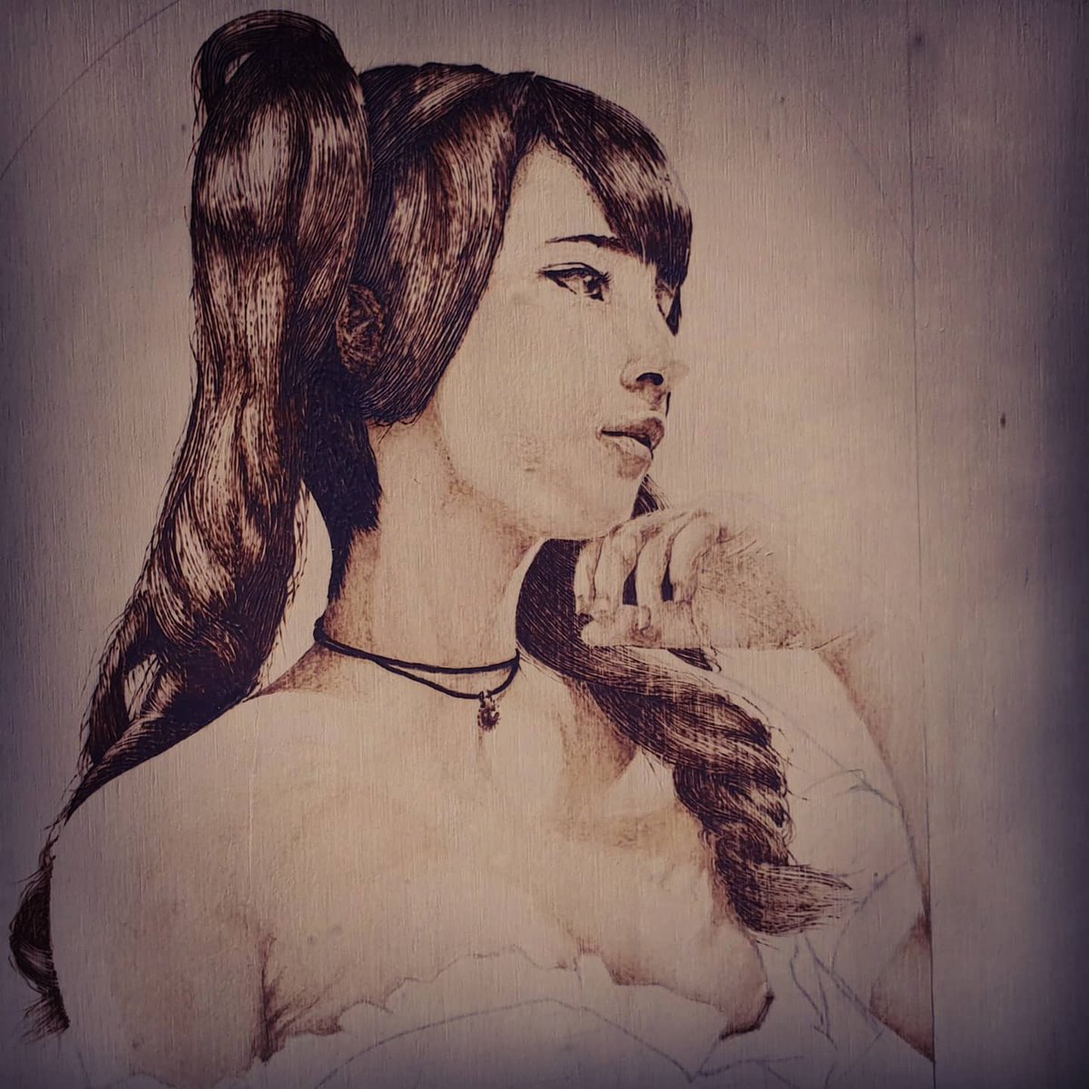 Graphtweet's tweet photo. #witch #wip inspired @bibi_nyan_
.
.
.
#pyrography #woodburning #pyrogravure #pyrographie #pyrographyart #art #artist #frenchartist #woodwork #woodburner #woodburn #drawing
#drawingart #occultism #occult #girl #esoteric #darkart #dark #darkartists #altboy #alternative #altmodel https://t.co/v6sQiP27q3