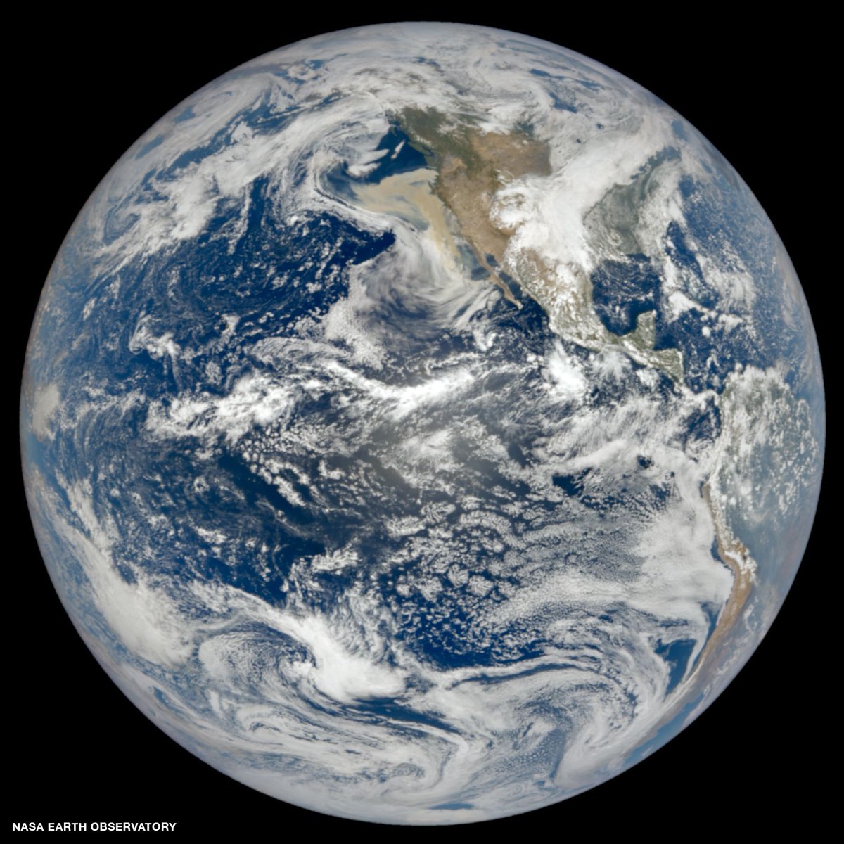 UberFacts's tweet photo. The smoke from the U.S. West Coast wildfires is visible from nearly 1 million miles away.

This photo was taken by NASA's EPIC camera onboard the NOAA's Deep Space Environment Observatory on Sept. 9, 2020. A dense cloud of smoke is hovering over the Pacific Ocean. https://t.co/XLN3owtgpl