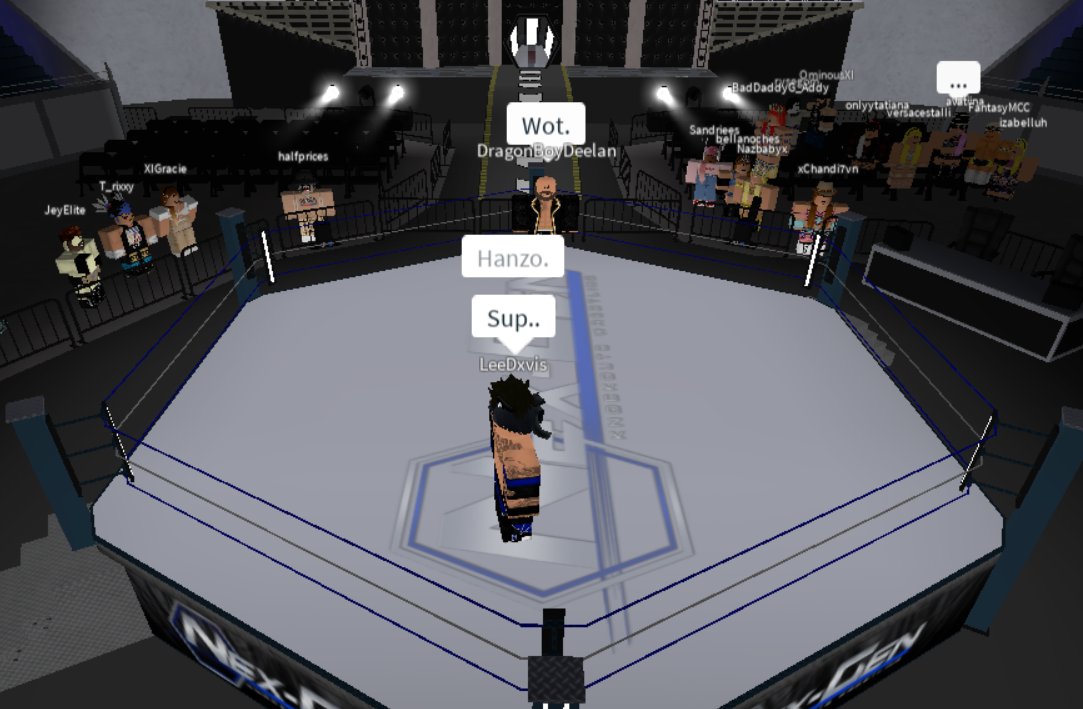 NGKWRoblox's tweet photo. NGKW - 12/09/2020!
RETURN vs DEBUT - @Swiss_Desaro vs @yatzxy!
Former Global Champion Desaro takes on the hottest rising star to date, Lee Davis!
@EqualsMCC would come out mid match to scout the talent...
AND LEE DAVIS has put away DESARO!
#NGKW https://t.co/nquYwY50Dw