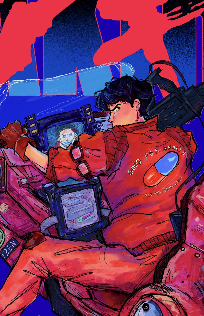 momiichri's tweet photo. akira
——Katsuhiro Otomo (1988) 💊
#AKIRA #Kaneda #AKIRA1988 #GoodForHealth #BadForEducation #ArtistOnTwitter https://t.co/yq2JUWKD7E