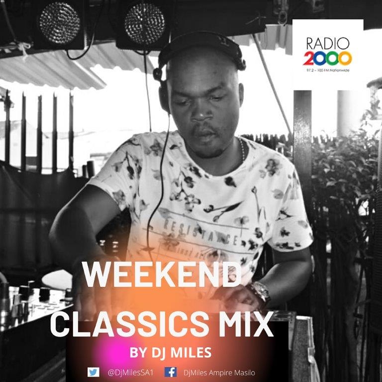 Radio2000_ZA's tweet photo. [ON AIR] 
The mix hour off to a rhythmic start start. #WeekendClassicsMix with @DjMilesSA1 

#TheRhythmwithTsheko https://t.co/bBfDurSulq