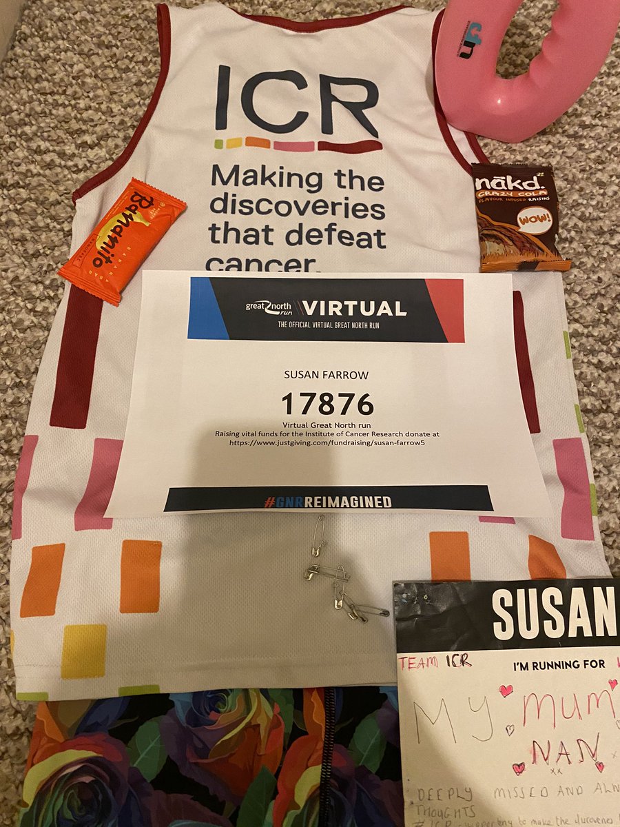 soozan103's tweet photo. For the the last 2 years I have headed up North to take part in the Great North Run. Tomorrow morning I will be heading out at 930am to take part in the solo Virtual Great North Run in London! Please support the vital research at @ICR_London if you can. #teamICR #kickstartICR https://t.co/pGZ9RSkj8q
