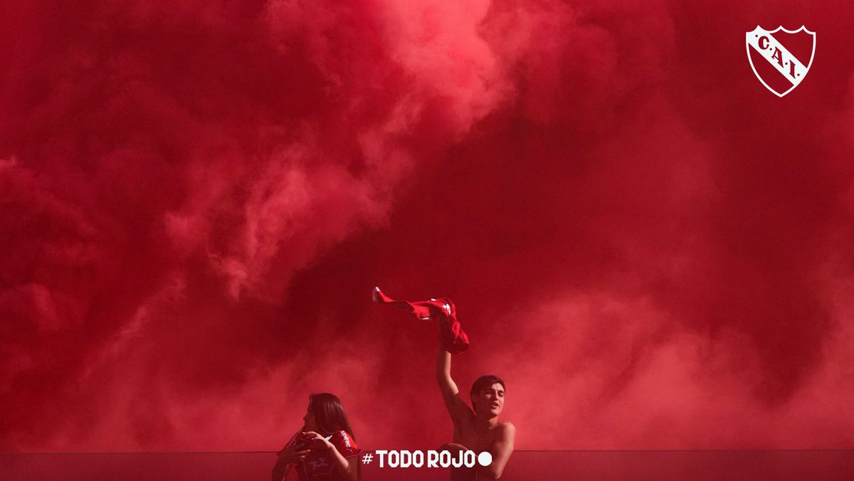 Independiente's tweet photo. Encantador🔥

#TodoRojo 🔴 https://t.co/q7G1ZBjaHd