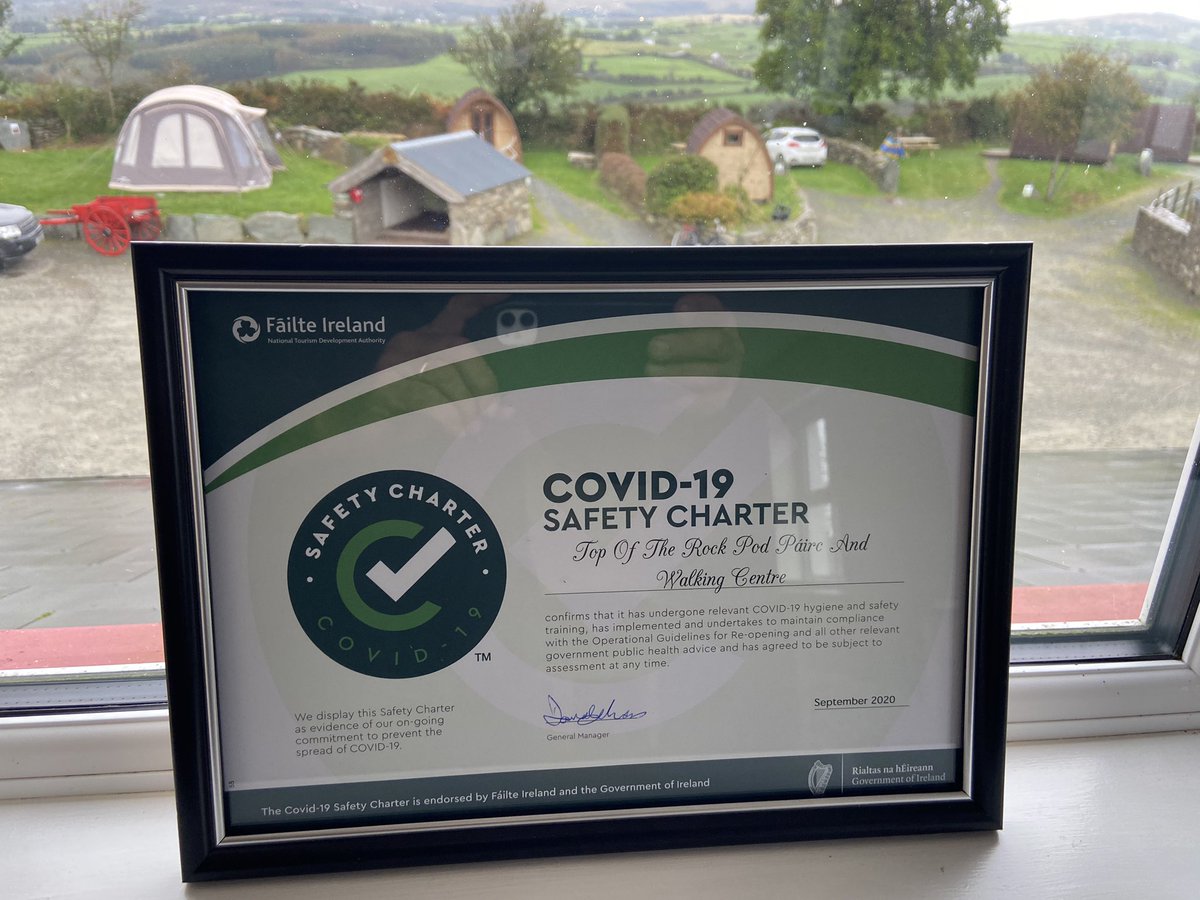 So pleased to be fully accredited with the COVID-19 charter now